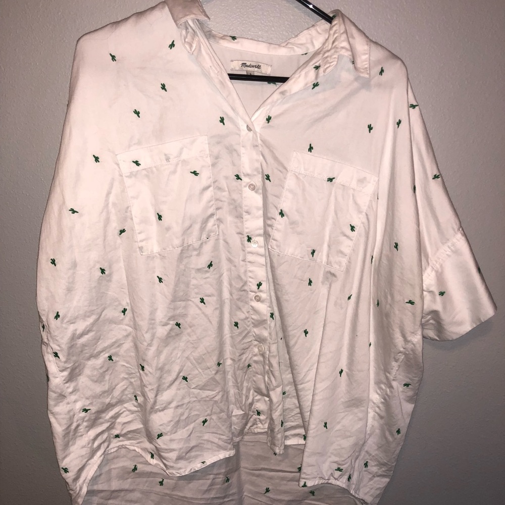 Madewell cactus courrier shirt